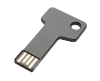 černý reklamní USB klíč, obvykle skladem pro potisk v EU