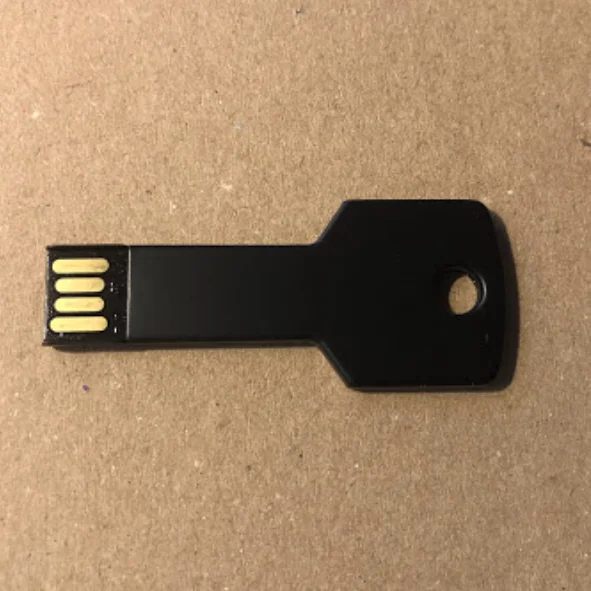 černý USB klíč pro reklamní potisk, 4GB skladem v ČR