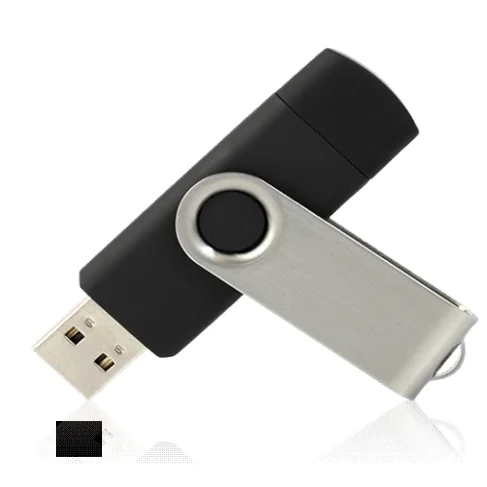 klasický konektor a k tomu USB type C pro mobily - flash disky se dvěmi konektory, pro PC i mobil, určené pro potisk i laser.