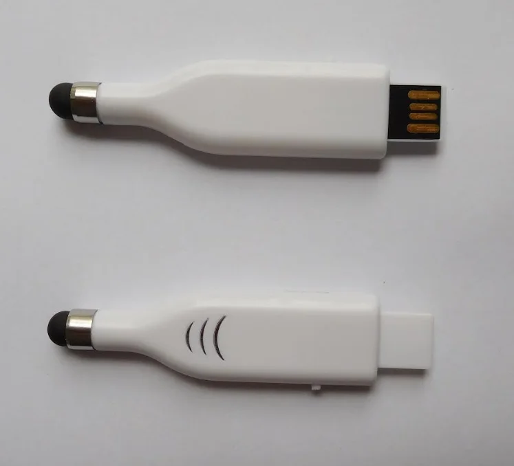 plastový USB stylus pro reklamní potisk, i plnobarevně - multifunkční flešky pro potisk, stylus,