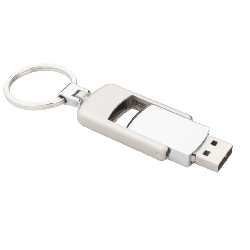 Kovový flash disk s USB-A - Elegantní masívní kovový flash disk