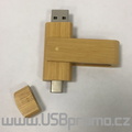 reklamní flash disk s USB3.0+USB-C konektory