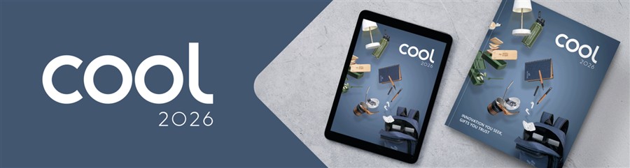 Nové katalogy Cool 2026, BeCreative a Go Green s reklamními předměty pro Vaší firmu